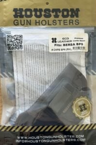 Houston BP9, Right Hand, BRN Eco Leather Holster