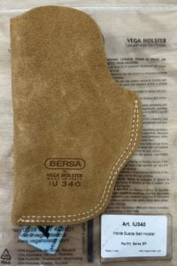 VEGA Holster, Under Shirt Belt Clip, Bersa BP9, Right Hand