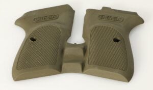 THUNDER 380 RUBBER WRAP GRIPS COMBAT GREEN